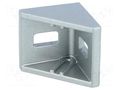 Angle bracket; for profiles; Width of the groove: 6mm; W: 28mm FATH FA-093W301N06