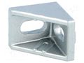 Angle bracket; for profiles; Width of the groove: 5mm; W: 17mm FATH FA-093W201N05
