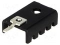 Heatsink: moulded; U; TO202,TO220; black; L: 19.05mm; W: 13.21mm STONECOLD D01PA