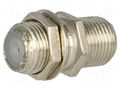 Coupler; for panel mounting,for cable; straight  FCG-FCG-P