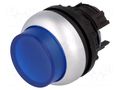 Switch: push-button; 22mm; Stabl.pos: 1; blue; M22-FLED,M22-LED EATON ELECTRIC M22-DLH-B