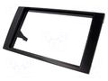 Radio frame; Audi; 2 DIN; black PER.PIC. RAM-40.224.2