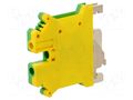 Splice terminal: rail; USLKG; screw terminal; yellow-green; 6.2mm PHOENIX CONTACT USLKG5