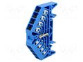 Splice terminal: rail; 17.5A; spring clamp; blue; polycarbonate WEIDMÜLLER PPV4BL35X7.5DGR