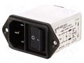 Connector: AC supply; socket; male; 4A; 250VAC; C14 (E); IEC 60320 SCHURTER 4302.5313