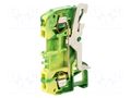 Splice terminal: rail; 280; 24A; 800V; spring clamp; yellow-green WAGO 280-907