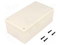 Enclosure: multipurpose; X: 75mm; Y: 135mm; Z: 50mm; UTILITY BOX; ABS GAINTA G1098G