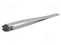 Tweezers; strong construction; Tweezers len: 130mm; Blades: wide IDEAL-TEK IDL-248CF.SA