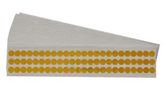 MASKING TAPE LABEL, PI, AMBER, 9.53MM CMKC-375-PK