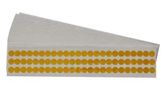 MASKING TAPE LABEL, PI, AMBER, 9.53MM CMKC-375-PK