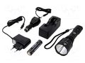Torch: LED; 1.5h; 780lm; BLACK EYE MACTRONIC MX-142L-RC