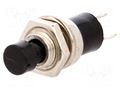 Switch: push-button; Pos: 2; SPST-NO; 3A/125VAC; OFF-(ON); Ø7mm NINIGI PS-03B