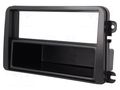 Radio frame; VW; 2 ISO; black 4CARMEDIA RAM-40.145