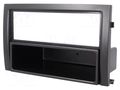 Radio frame; Škoda; 2 ISO; black 4CARMEDIA RAM-40.154