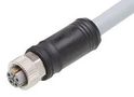 SENSOR CORD, M12 RCPT-FREE END, 1M 1205000300