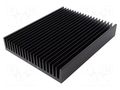 Heatsink: extruded; grilled; black; L: 250mm; W: 200mm; H: 40mm FISCHER ELEKTRONIK SK47-250SA