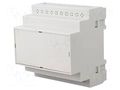 Enclosure: for DIN rail mounting; Y: 90mm; X: 87mm; Z: 65mm; ABS KRADEX Z-109