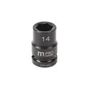 IMPACT SOCKET, 14MM, DRIVE, CR-MO MP12-CRMO14