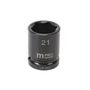 IMPACT SOCKET, 21MM, DRIVE, CR-MO MP12-CRMO21