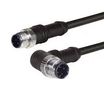 SENSOR CORD, 4P M12 PLUG-R/A PLUG, 9.8' M12M12R4D-3
