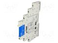 Relay: interface; SPST-NO; Ucoil: 24VAC,24VDC; 1A; triac; 1A/240VAC RELPOL PIR6W1PS24T
