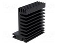 Heatsink: extruded; TO220; black; L: 50mm; W: 55mm; H: 31mm; 5.8K/W FISCHER ELEKTRONIK SK610-50SA