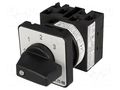 Switch: step cam switch; Stabl.pos: 4; 20A; 0-1-2-3; Poles: 1; Pos: 4 EATON ELECTRIC T0-2-8241/E