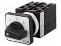 Switch: step cam switch; Stabl.pos: 4; 20A; 0-1-2-3; Poles: 3; Pos: 4 EATON ELECTRIC T0-5-8281/E