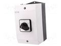 Switch: star-delta cam switch; Stabl.pos: 3; 32A; 0-Y-Δ; Poles: 3 EATON ELECTRIC T3-4-8410/I2