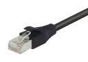 ENET CORD, CAT6, RJ45 PLUG-PLUG, 50' TRD695SCR-BLK-50