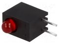 LED; in housing; 3mm; No.of diodes: 1; red; 20mA; Lens: red,diffused KINGBRIGHT ELECTRONIC L-934CB/1SRD