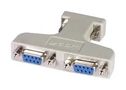 D SUB ADAPTER, PLUG/RCPT, 9POS ADPT-DB9Y