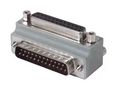 D SUB ADAPTER, R/A PLUG-RCPT, 25POS DG9025MF2