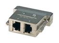 ADAPTER, DB25 PLUG-2XRJ45 JACK, PANEL RA2588MS