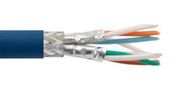 NETWORK CABLE, CAT7, 26AWG, 30V, 100' TSFZC7-BLU-100F