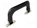 Holder; polypropylene; black; 144.5mm; handle KEYSTONE KEYS8356