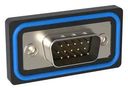 HD-D SUB CONN, R/A PLUG, DA, 15P, SOLDER L17EHD15P30