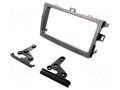 Radio frame; Toyota; 2 DIN; silver METRA RAM-40.057