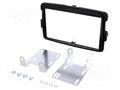 Radio frame; Dacia; 2 DIN; black PER.PIC. RAM-40.262.1