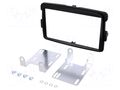Radio frame; Dacia; 2 DIN; black PER.PIC. RAM-40.262.1