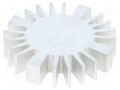 Heatsink; LED; Ø: 50mm; H: 10mm; 2.3K/W FISCHER ELEKTRONIK SK57710AL