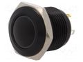 Switch: vandal resistant; Pos: 2; SPST-NO; 2A/36VDC; IP65; OFF-(ON) ONPOW V16-10N-12W-A
