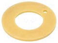 Bearing: thrust washer; Øout: 24mm; Øint: 12mm; iglidur® J; yellow IGUS JTM-1224-015