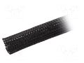 Braid; ØBraid : 25.4mm; polyester; black; UL94V-0; incised ALPHA WIRE G1301IN-BK005