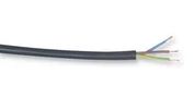 CABLE, FLEX, 3183Y, BLACK, 2.5MM,  PER M 3183Y-2.50MMBLK