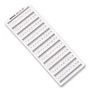 MARKER CARD, HORIZ, 1-10, CARD OF 100 209-502.