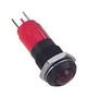 LED INDICATOR, 24VDC, BLK, RED 192A1350