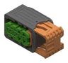 AUTOMOTIVE HOUSING, RCPT, 10POS 33344014