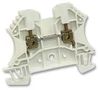 TERMINAL BLOCK, DIN RAIL, 2POS, 12AWG 103680 WDU2.5 WHITE