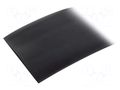 Heat shrink sleeve; 2: 1; 76.2mm; L: 0.15m; black; polyolefine ALPHA WIRE F2213IN-BK073